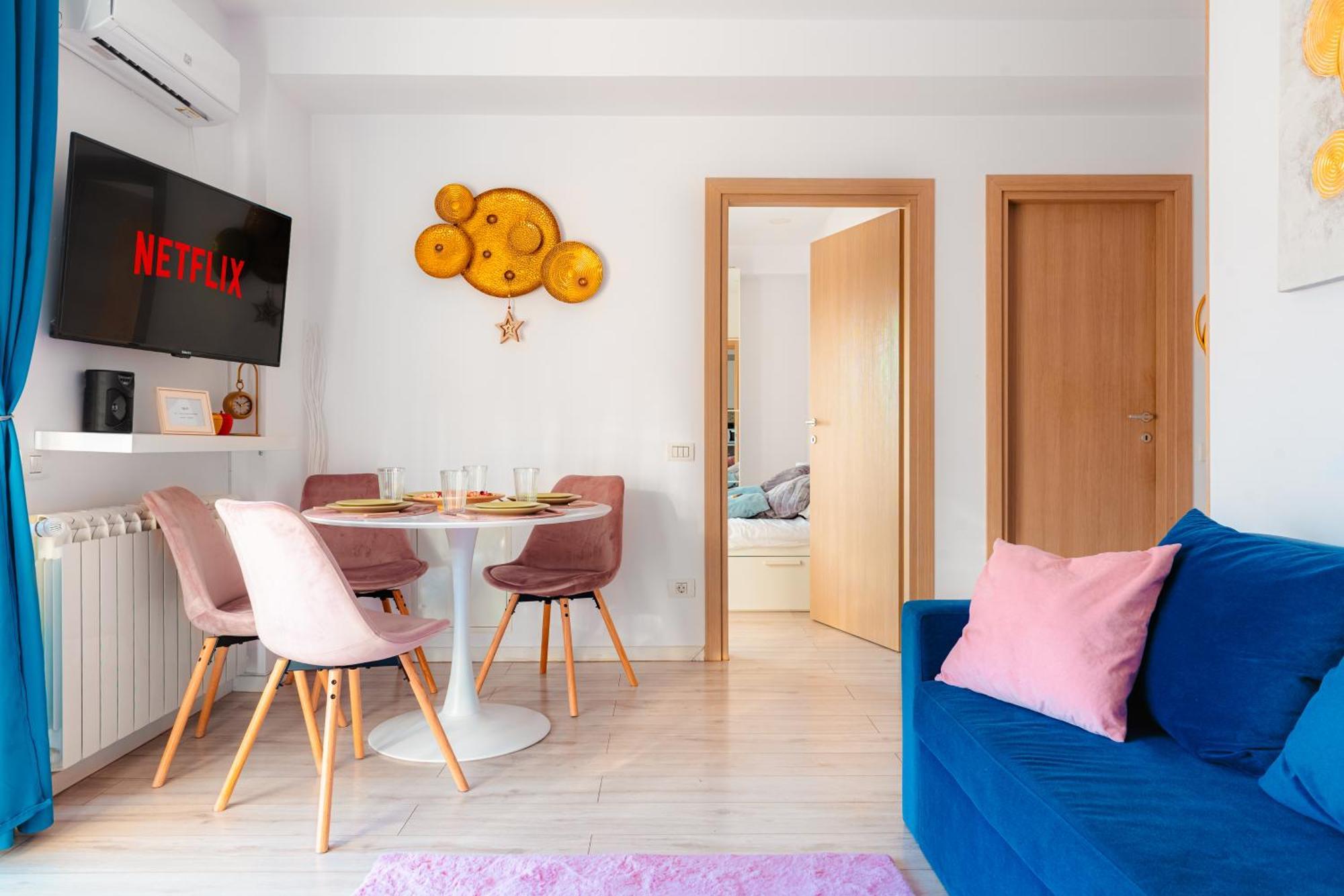 Downtown Apartment Boutique - Blue & Pink Bukurešť Exteriér fotografie